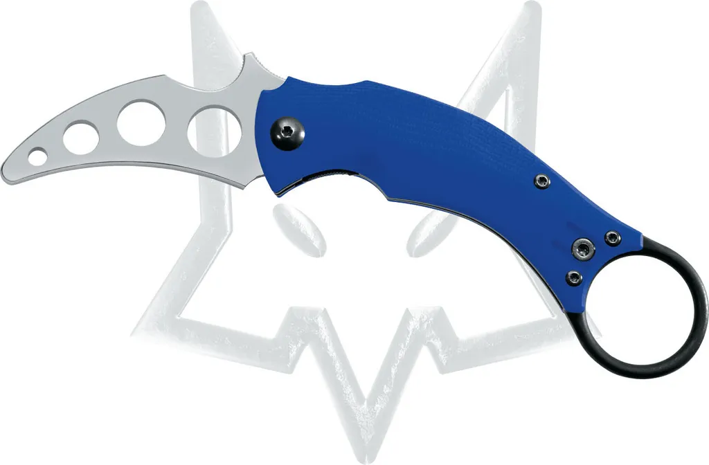 Couteau tactique Karambit Fox Black Bird pour la défense et le EDC