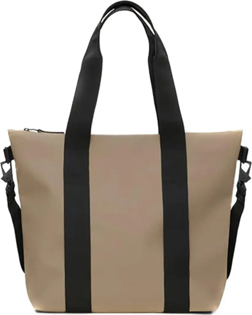 Rains Tote Bag Mini W3 Beige - Sac Imperméable Chic et Compact Original
