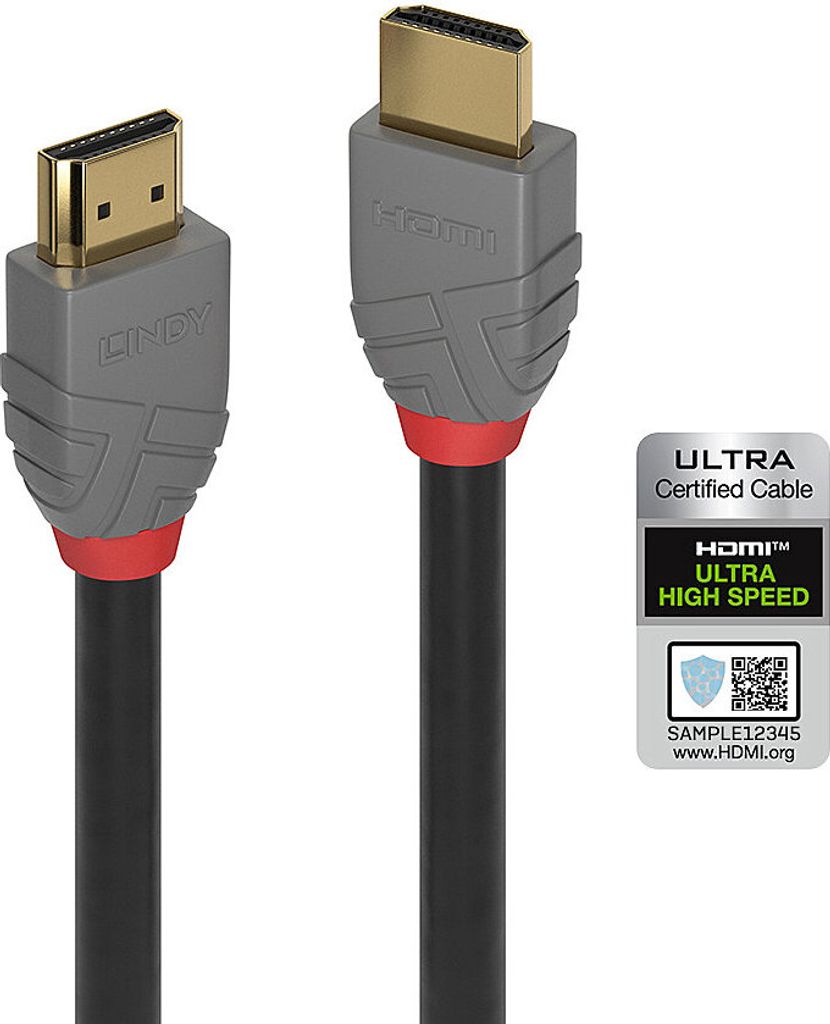 Lindy Anthra Line - Ultra High Speed - Kabel HDMI z Zdjęcie produktu 