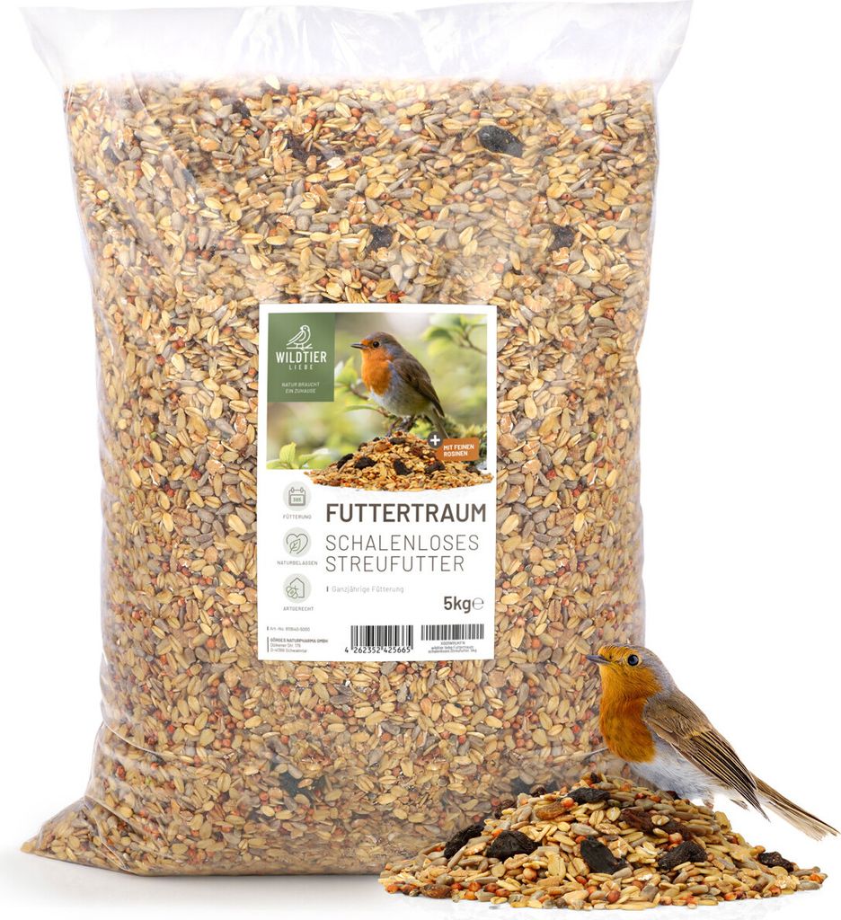 Futtertraum - Schalenloses Streufutter 5kg