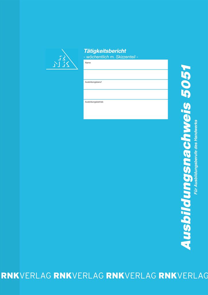 RNK Verlag Ausbildungsnachweis Heft wöchentlich DIN A4