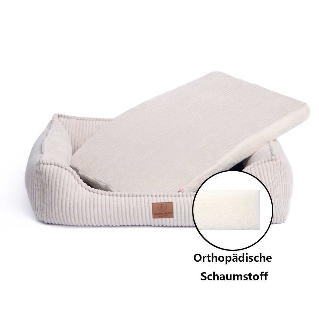 Nobleza Waschbares Hundebett Rutschfest 6757 Cm  Kuscheliger Hundekorb  Fr Mittlere Hunde Orthopdisches Katzenbett