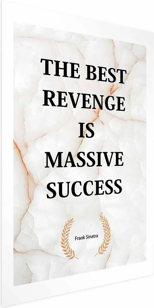 Poster Best Revenge 60x90 cm senza cornice con margine
