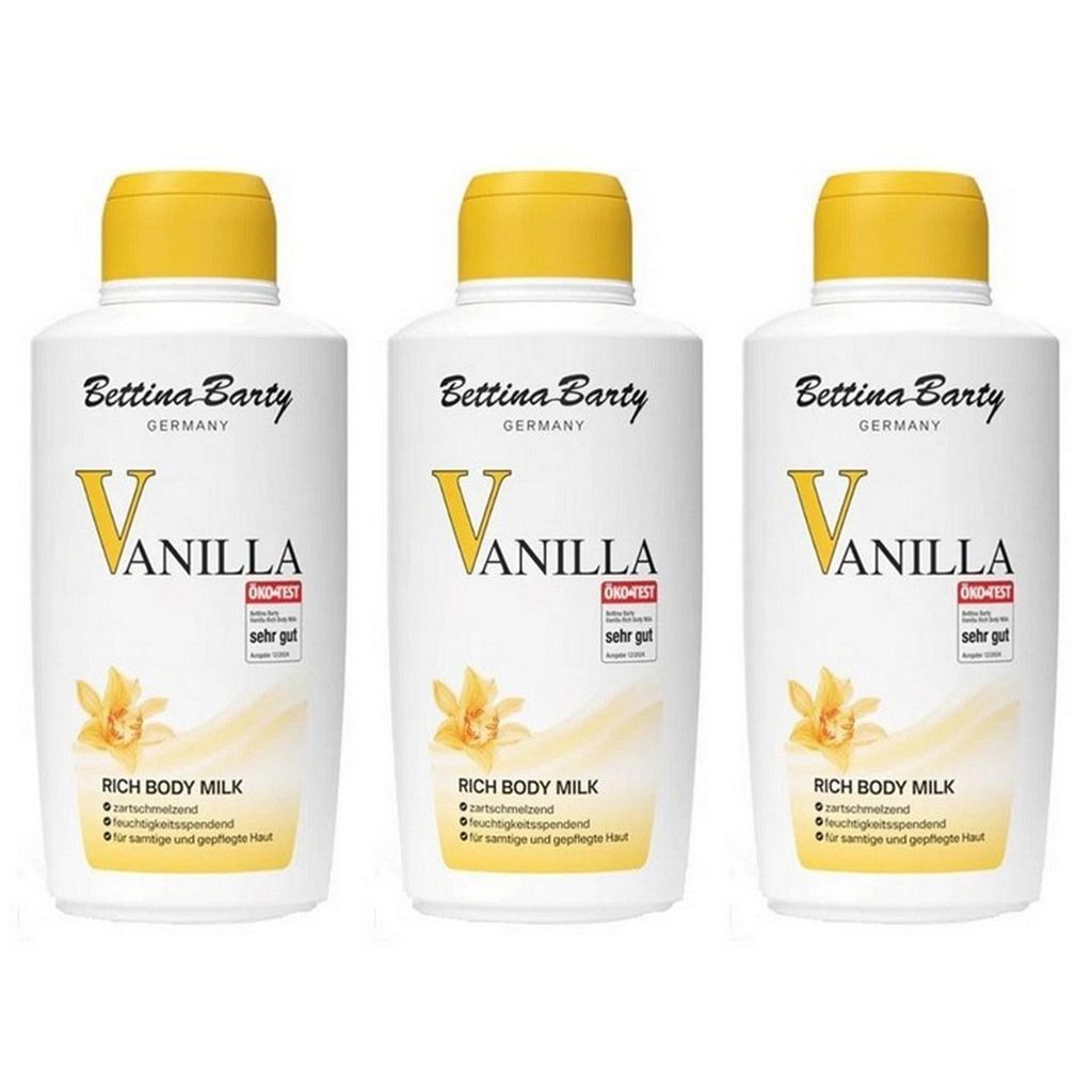 Bettina Barty Vanilla Rich Body Milk 3 x 500 ml