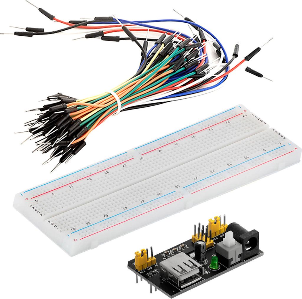 AZ-Delivery Bausätze & Kits MB 102 Breadboard Kit - 830 Produktbild 