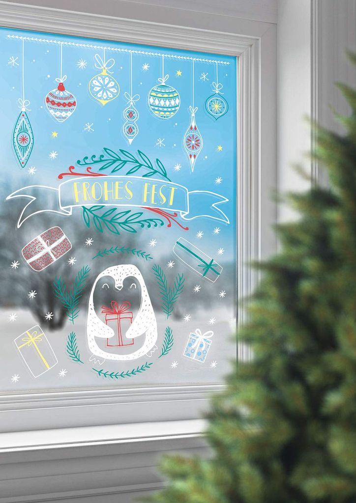 folia Fensterbilder-Vorlage "Kalte Jahreszeit" Produktbild 4