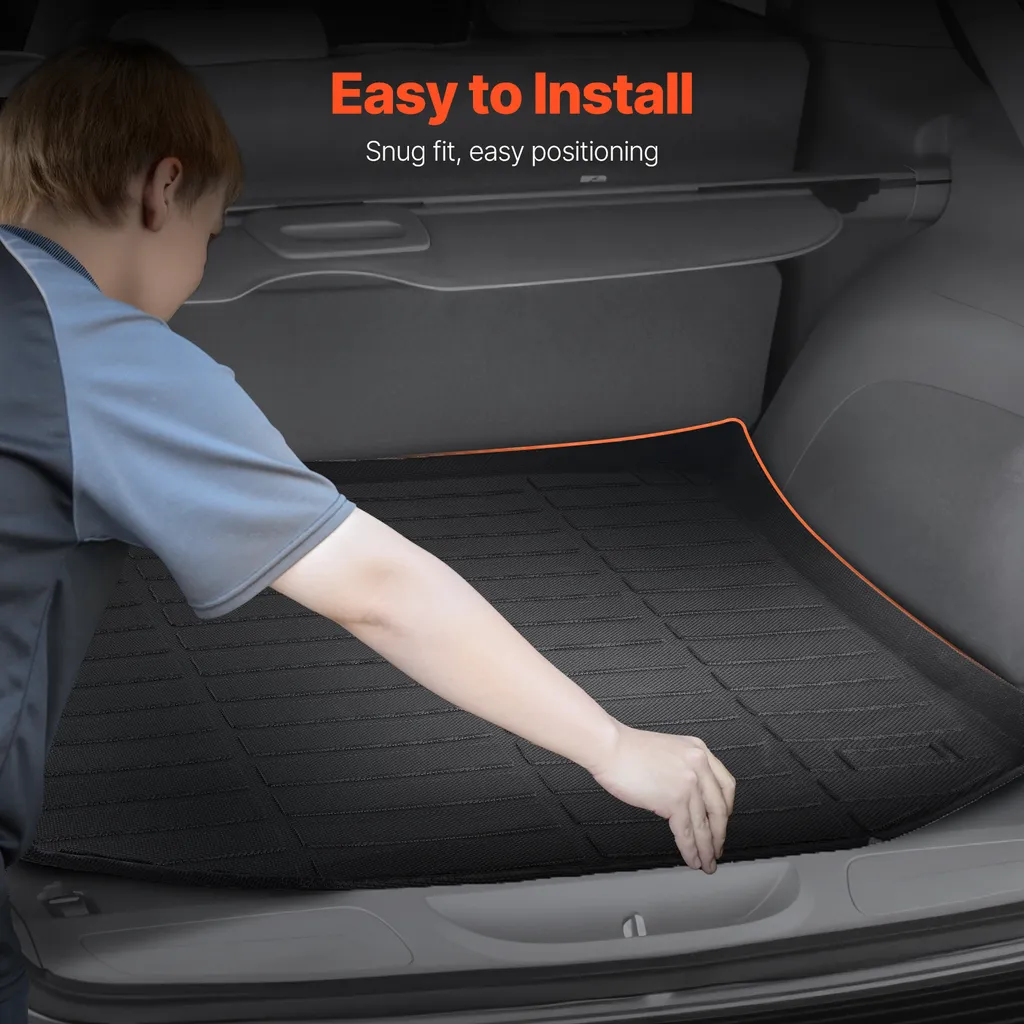 HAFIDI Tappetini E Rivestimento Bagagliaio Su Misura Per Jeep Grand Cherokee 2005-2010 – TPE Resistente, Antiscivolo, Protezione Completa