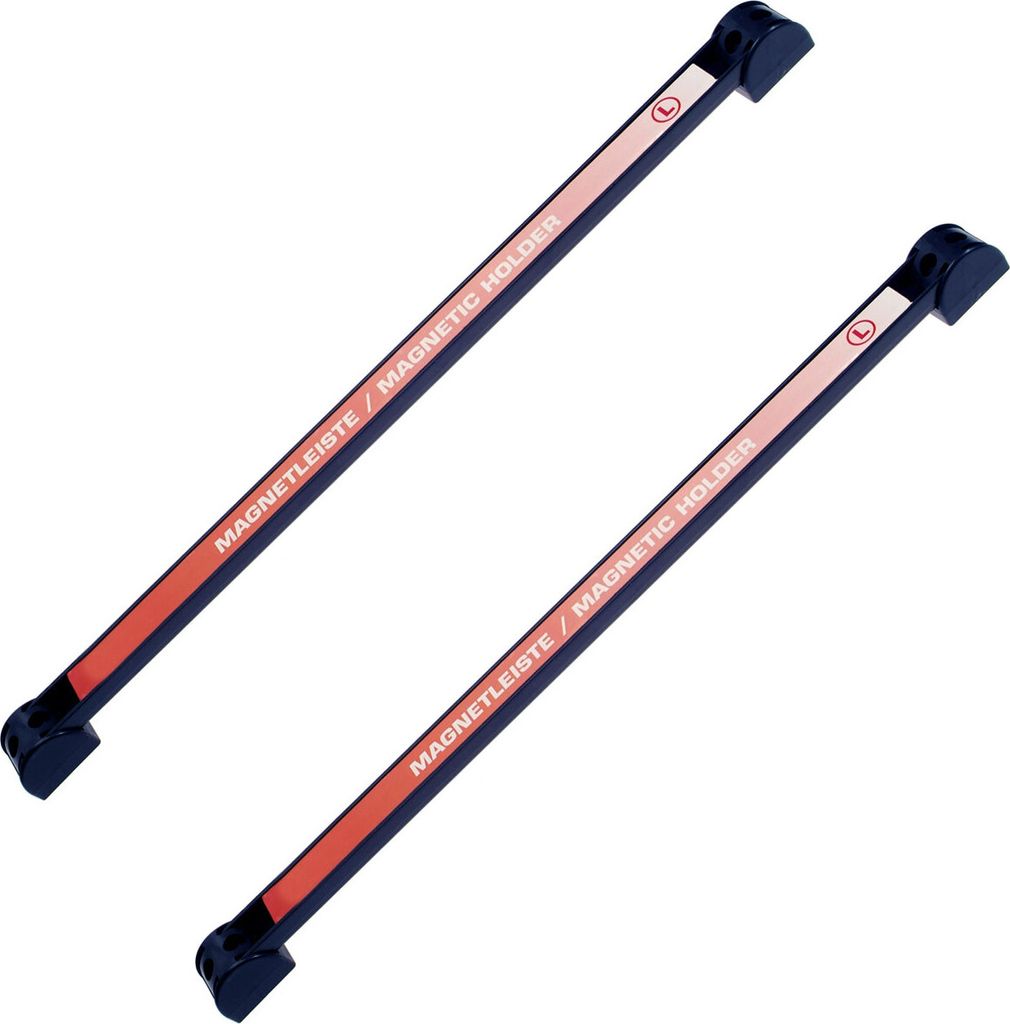2 x Extra starke MAGNETLEISTE Magnetschiene mit Befestigungsmaterial 460 mm