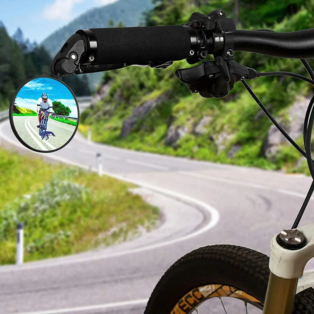 Rétroviseurs vélo orientables 360 degrés en verre incassable - 2 unités - 2
