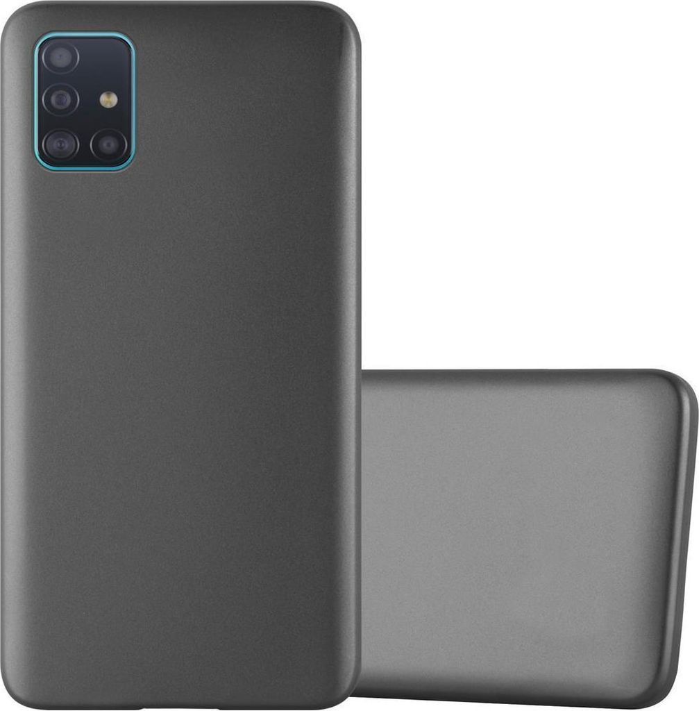 Cadorabo Schutzhülle für Samsung Galaxy A71 4G Hülle in Grau Handyhülle TPU Silikon Etui Cover Case