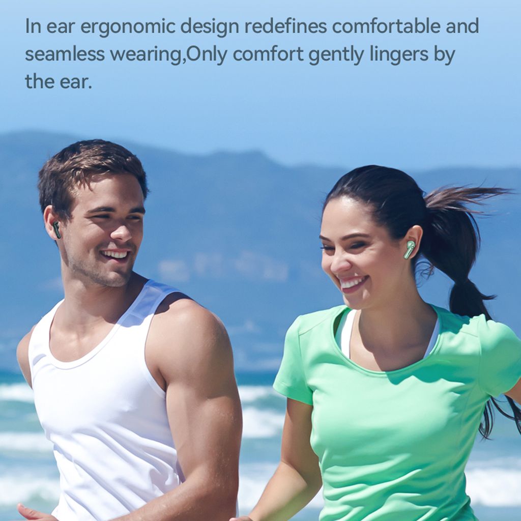 mblue AR09 True Wireless Earbuds BT5.4 Ohrh?rer mit Ger?uschunterdrš¹ckung und wasserdichten Gaming-Sportkopfh?rern Eingebautes Mikrofon Freispre...