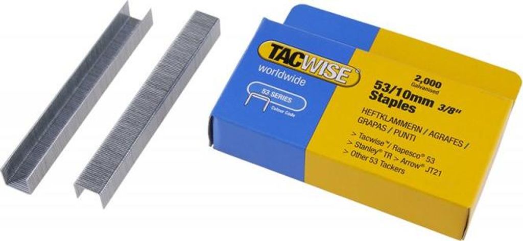 TACWISE 336 TACWISE sponky 53/10 mm, pozinkované, 2 000 Obrázek produktu 