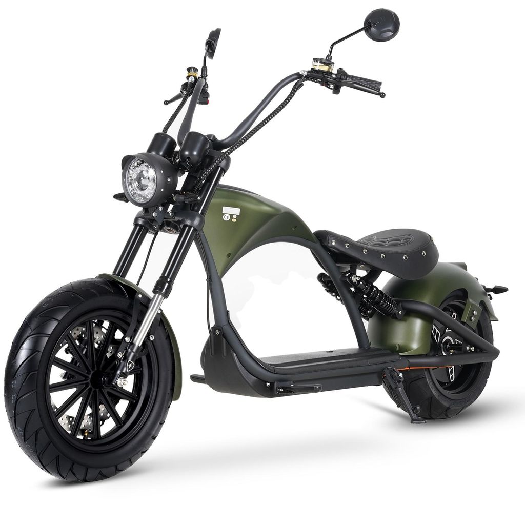 M1P E-Chopper Elektro-Kleinkraftrad 45 km/h, 2000W, 60V Produktbild 