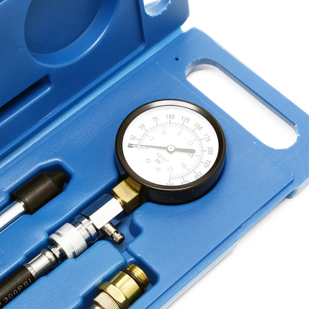 Wiltec Tester Compressione 0-20 Bar Benzina | Kit 3 Pezzi Universale - 3