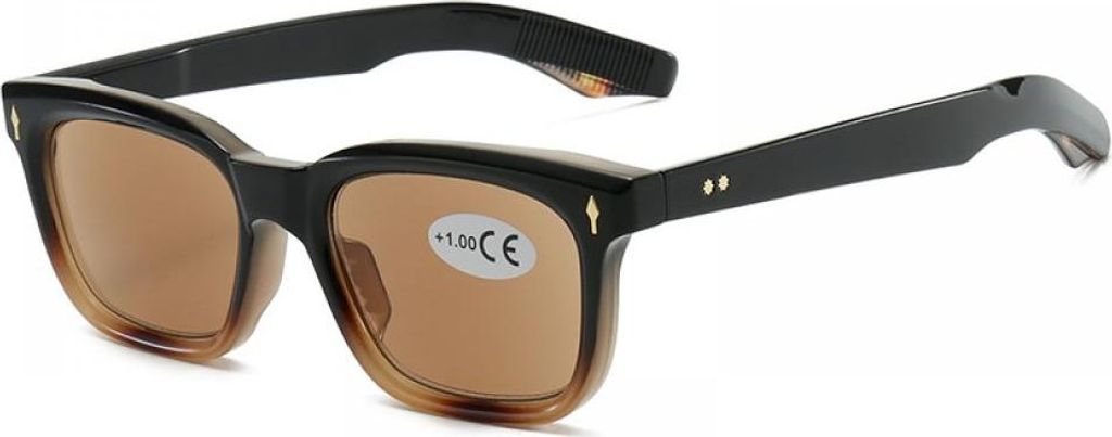 Paar Damen-Bifokal-Lesebrillen, Cateye-Brillen, Vintage-Stil, Jackie O, Blau-Braun, +2,50