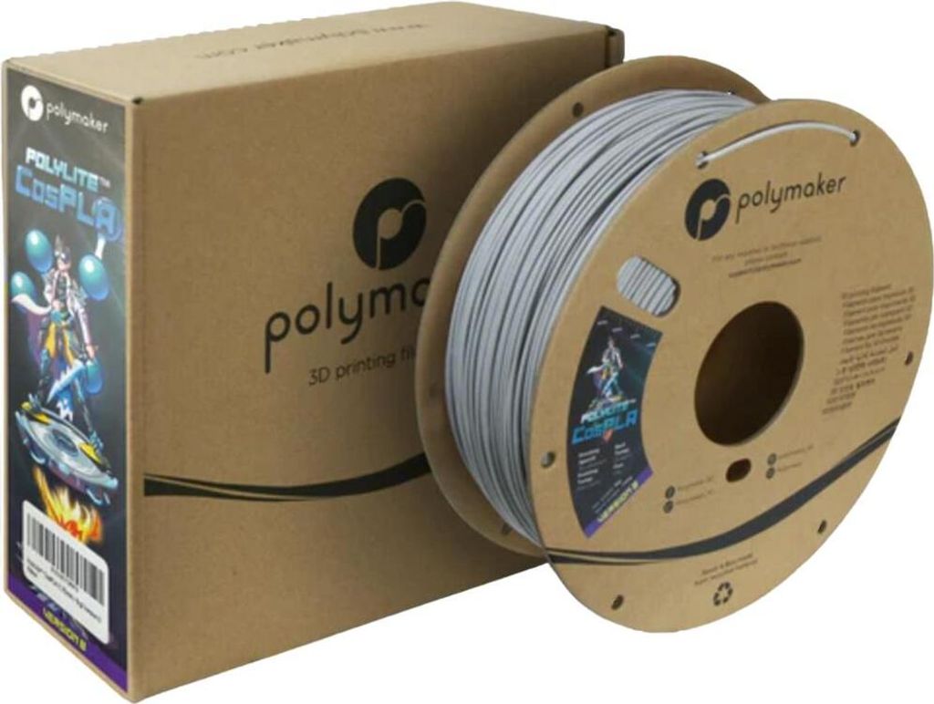 Polymaker PA07045 CosPLA Version B Filament PLA Leicht zu schleifen Gute Lackhaftung 1.75 mm (PA07045)