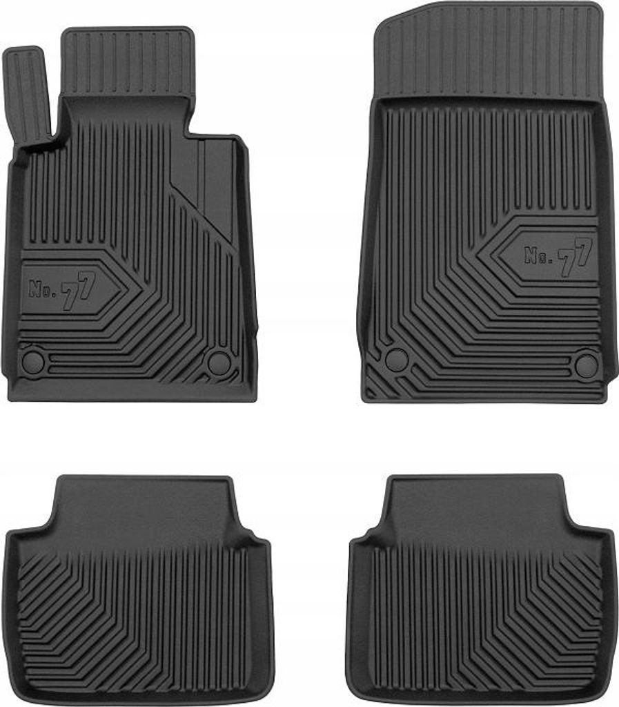 Gummimatten BMW 3 E46 1998-2005 durch 77