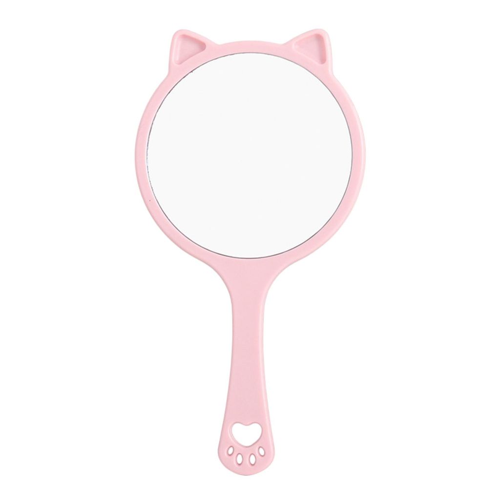 Make -up -Spiegel bequemer Griff Katzenpfoten Design Handheld High Clarity Frosted Textur Make -up Katzenklauen Make -up Spiegel täglich Leben-Ros...