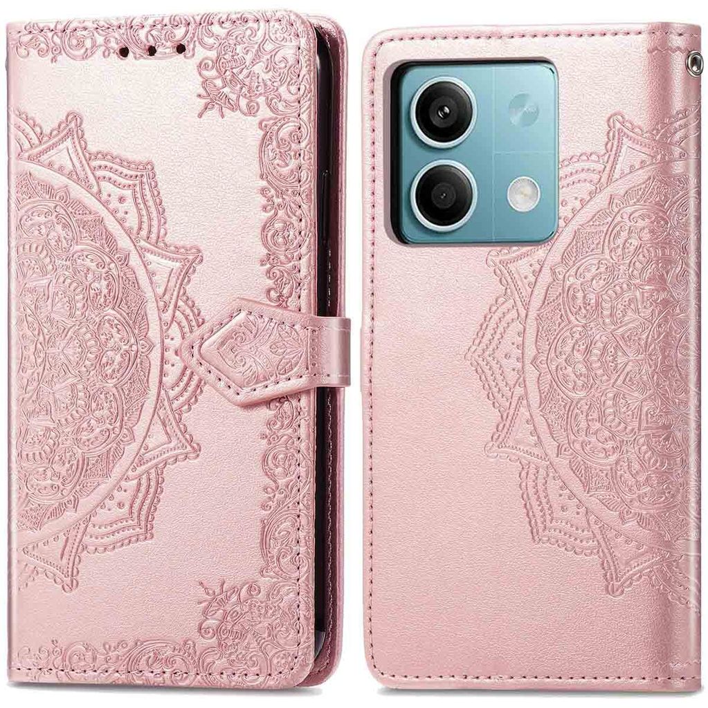 imoshion Mandala Klapphülle Xiaomi Redmi Note 13 (5G) - Rosé gold