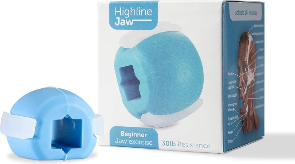 Appareil d'entraînement pour la mâchoire, bleu, modelage du Image du produit 