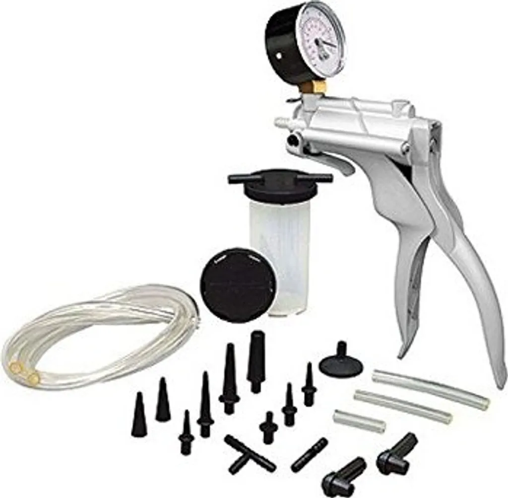 Kit pompe à vide Busching robuste avec manomètre haute précision