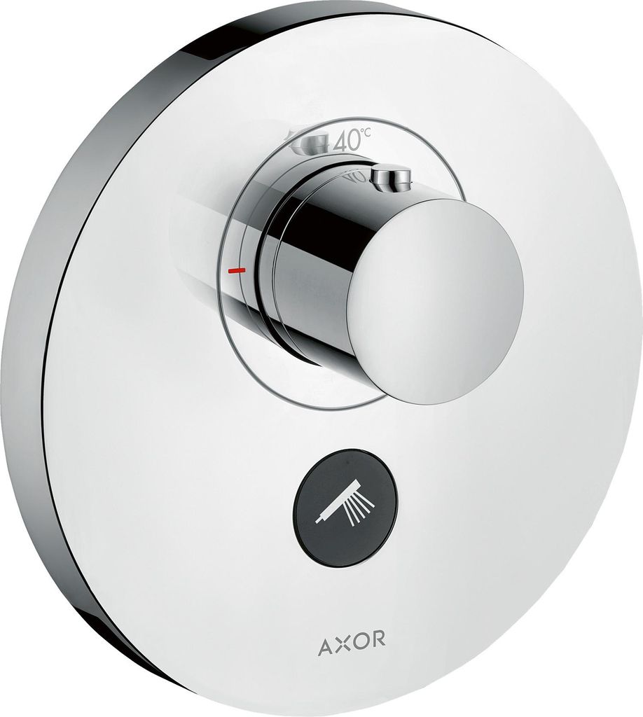 hansgrohe Thermostat AXOR SHOWERSELECT ROUND Highflow, Unterputz, für 1 Verbraucher und 1 Abgang chrom