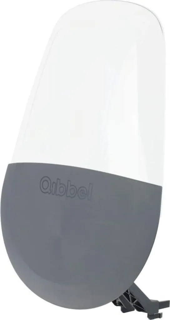 Qibbel Air Pare-vent Résistant et Transparent Gris pour Siège de Vélo