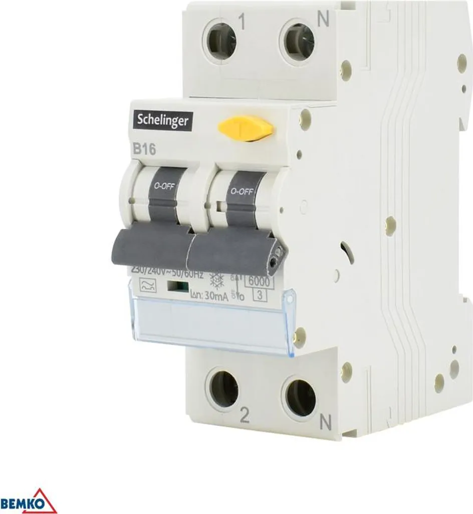 Disjoncteur Différentiel RCBO 25A 30mA Type A pour Circuit Domestique