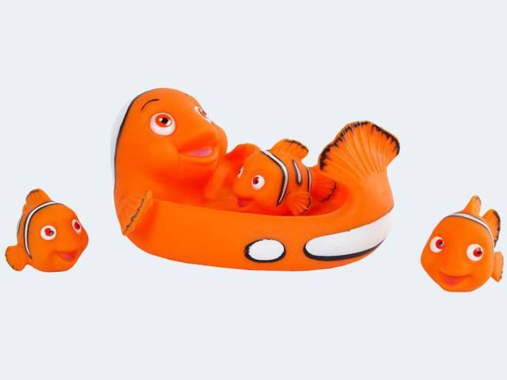 Badefigur 21cm Clownfisch 4tlg
