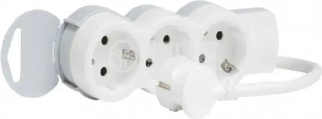 Legrand 694549 Multipresa Piatta 3 Prese 1.5m Bianco Grigio | Shop