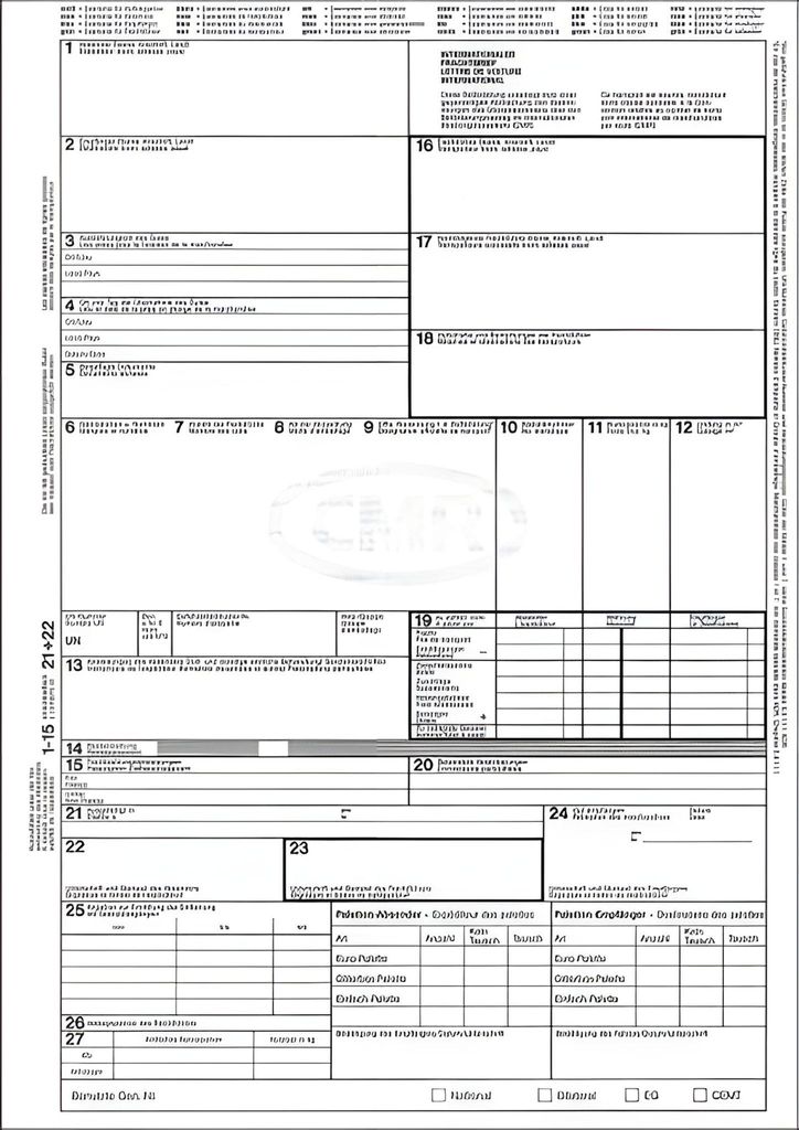 RNK Verlag Vordruck "Internationaler Frachtbrief (CMR)" für Laserdrucker 50 Stück