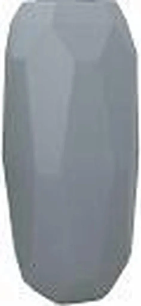 Grand vase à fleurs décoratif en céramique grise pour salon chic 38cm