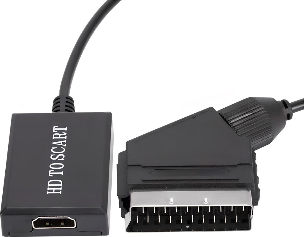1080P HDMI zu SCART Adapter Video Audio High Quality Konverter PAL/NTSC High Quality Konverter Zubehör für HDTV Sky DVD Box Signale