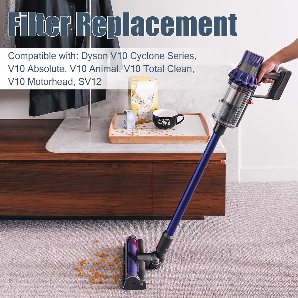 INF 2er-Pack Nachfilter für Dyson V10 / SV12 Staubsauger Produktbild 8
