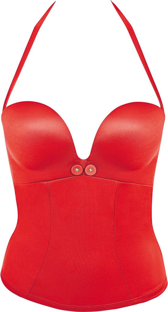 Gossard Egoboost Push-Up Tankini Sunset Red 70 E