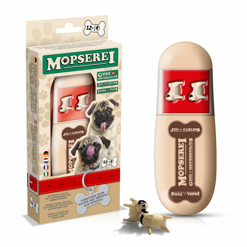 Mopserei Spiel Möpse Würfelspiel Gesellschaftsspiel