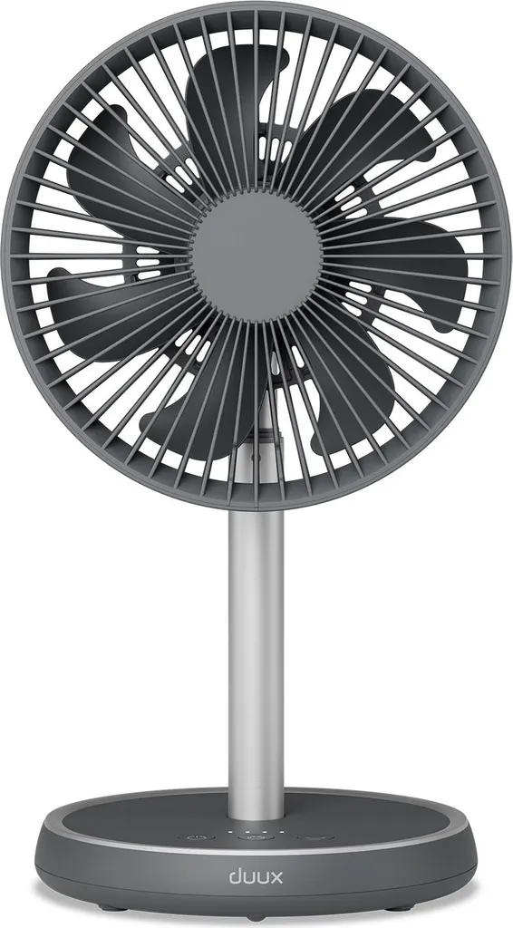Ventilateur de Bureau Silencieux Duux Rize Flex Gris 21 cm 4 Vitesses