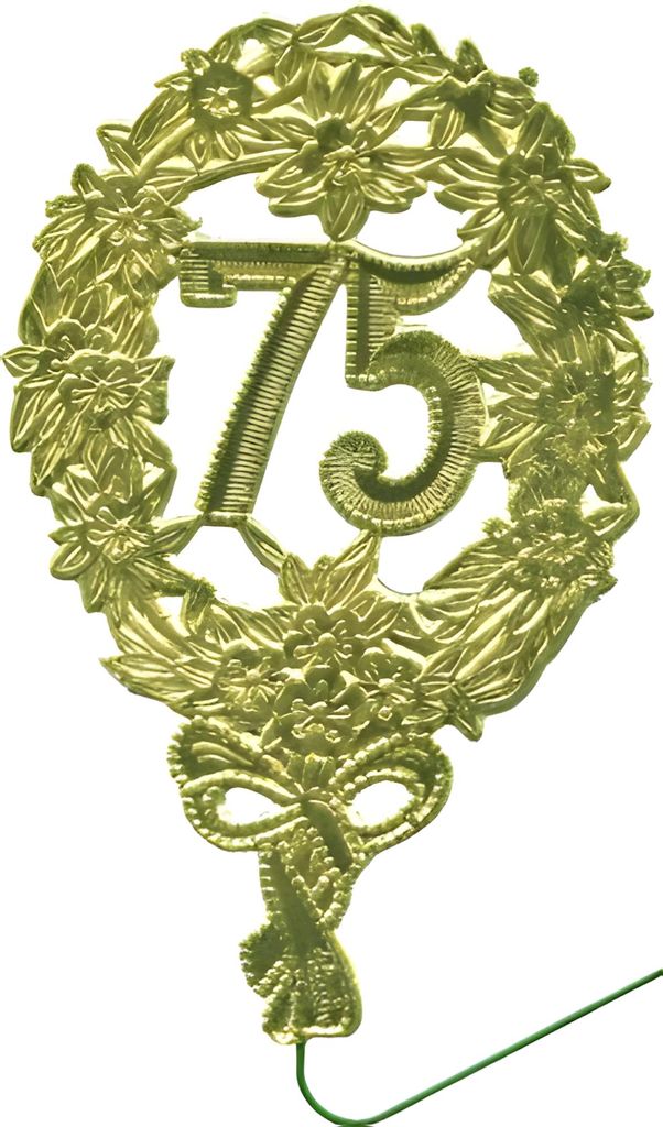 Demmler 1225750192 Jubiläumszahl 75 gold Image du produit 