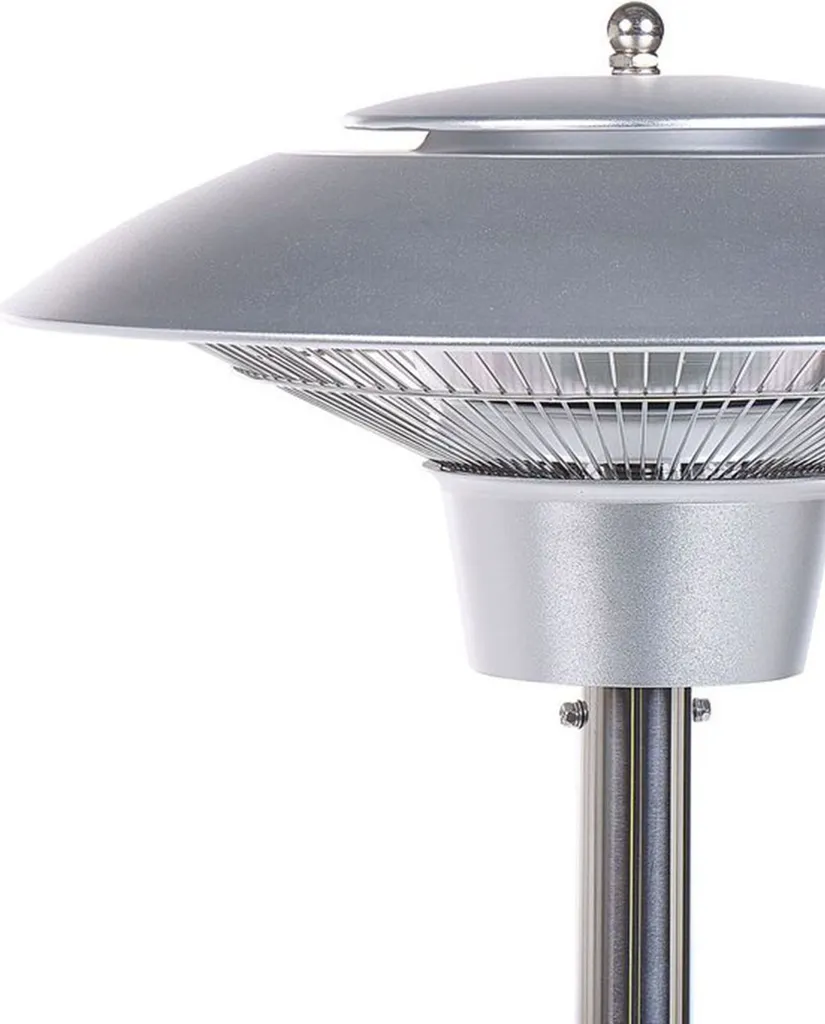 Chauffage rapide contre le froid : radiateur halogène 1500W argent Askja