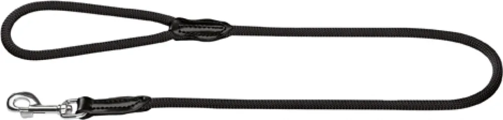Laisse de Dressage Hunter Freestyle Noir 110 cm en Corde de Polyamide