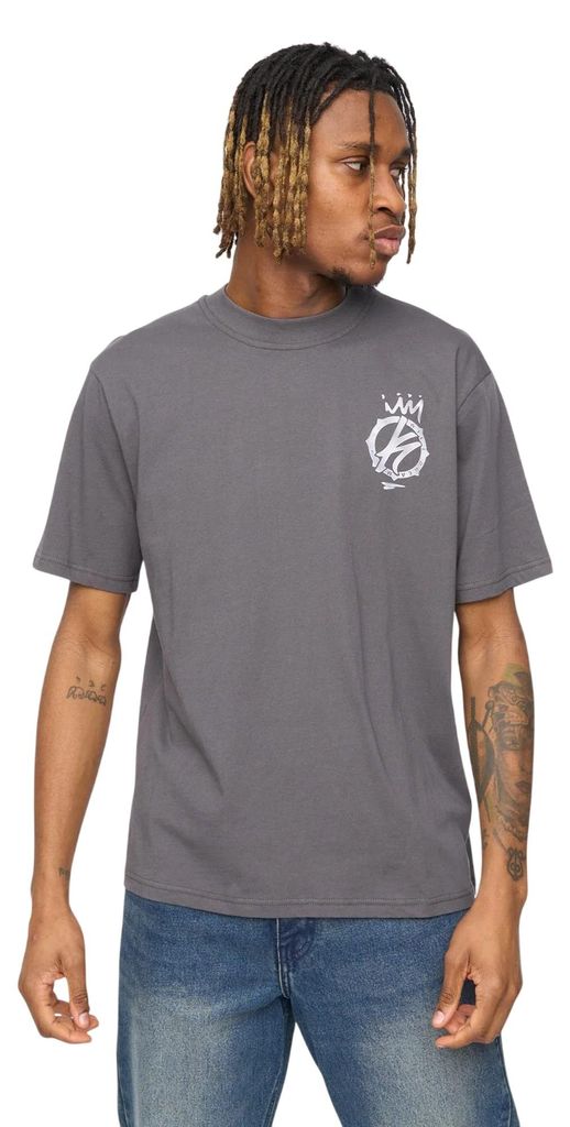 Kings Will Dream - "Kayspray" T-Shirt für Herren BG2598 (M) (Asphaltgrau)