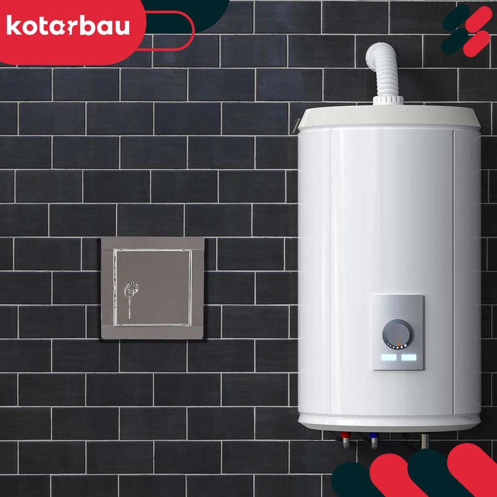 KOTARBAU® Revisionsklappe 10x10cm Revisionstür Trockenbau Produktbild 