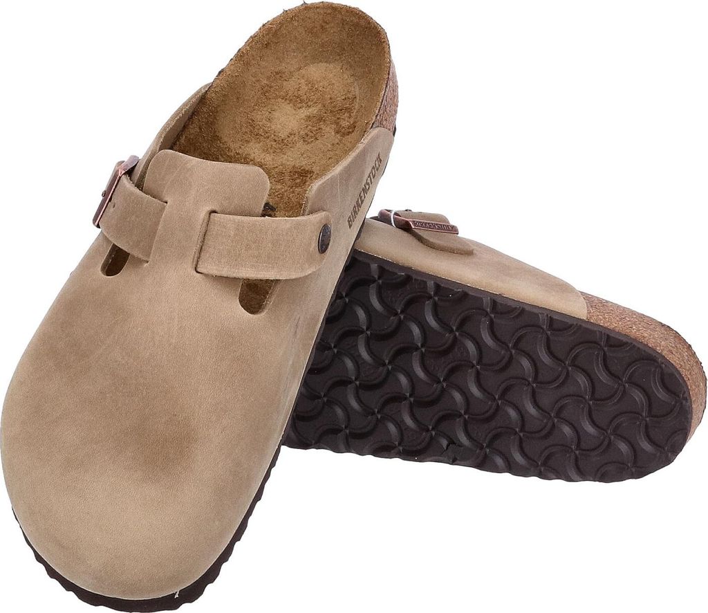 Kaufen Sie die Birkenstock Boston Fettleder Tabacco Brown Produktbild 
