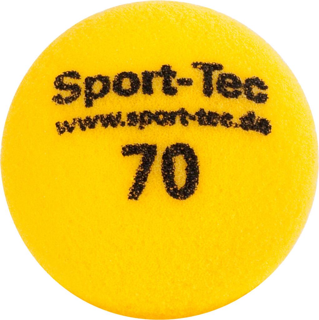 Schaumstoffball unbeschichtet, Ø 7 cm, gelb