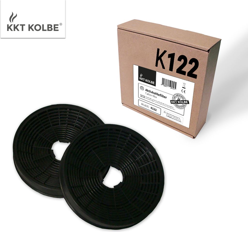 K122 ST1 Filtre à charbon actif ART, BICOLORE, CURVE, Image du produit 