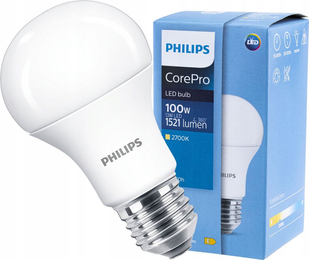 Philips CorePro LED 16901200, 13 W, 100 W, E27, 1521 lm, Zdjęcie produktu 