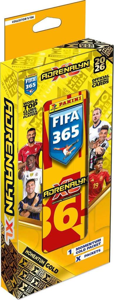 FIFA 365 Adrenalyn XL 2026 Trading Cards - 1 Pencil Tin Produktbild 