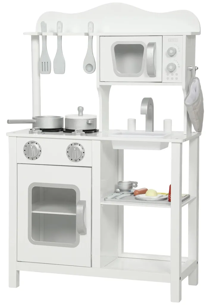 Cuisine bois interactive enfant, éléments éducatifs et design scandinave