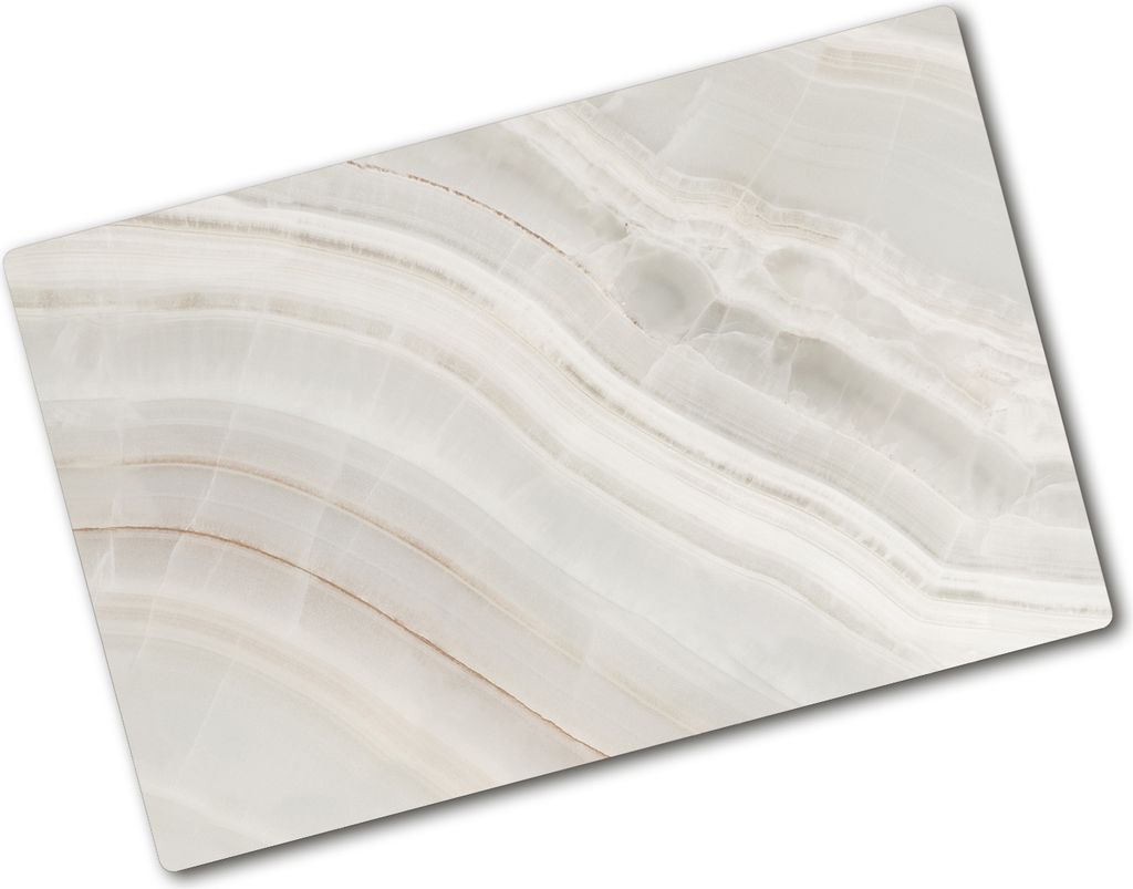 Tulup Glas Herdabdeckplatte - 80x52 cm - Glaskeramikkochfeld-Abdeckung Spritzschutz Glasabdeckplatte - Einteilig - Kunst: Modern & Klassisch - Marm...