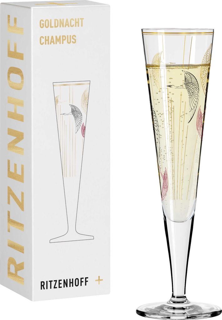 Goldnacht Champagnerglas #18 Von Concetta Lorenzo